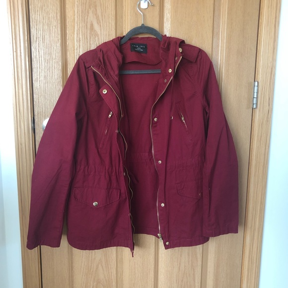 Love Tree Jackets & Blazers - 🌟NWOT🌟 LOVE TREE Burgundy Jacket